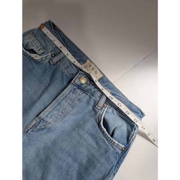 Free People Jeans Women's 25 Blue Distressed Ankle Straight Leg - Picture 9 of 11